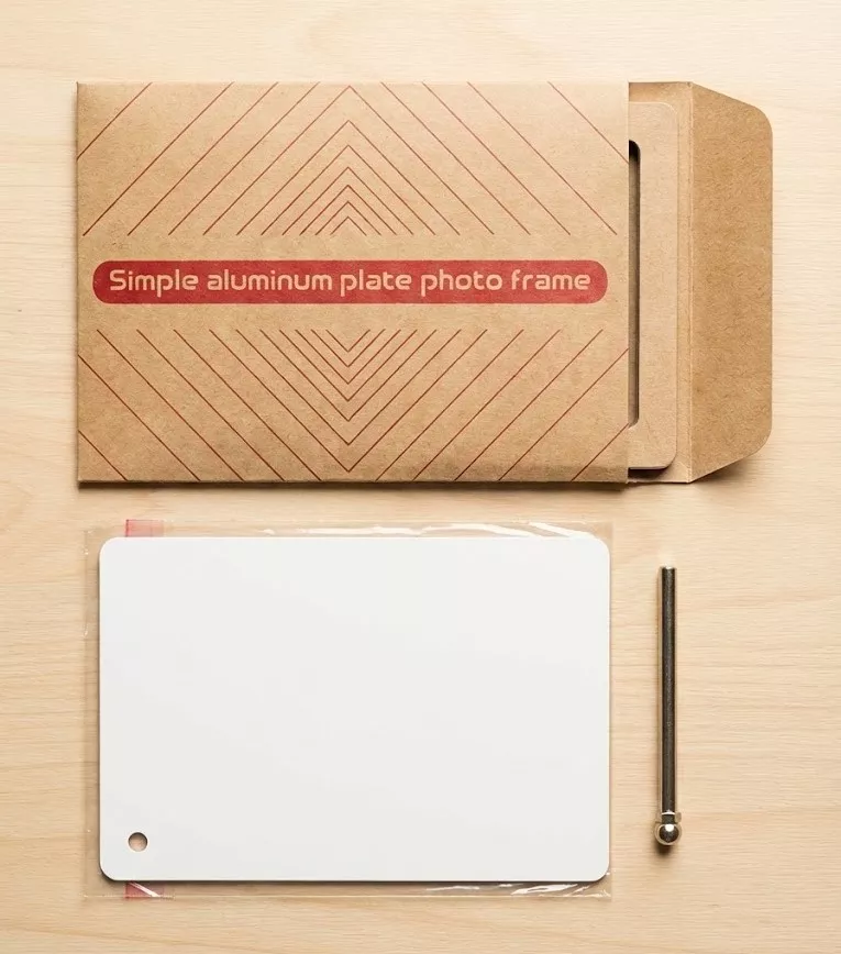 Aluminium Photo Frame with Metal Stand - Image 3