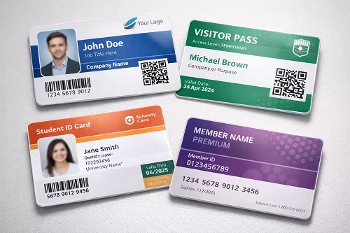 PVC ID Card Printing | Durable Waterproof Plastic Cards | Custom Design - Image 3
