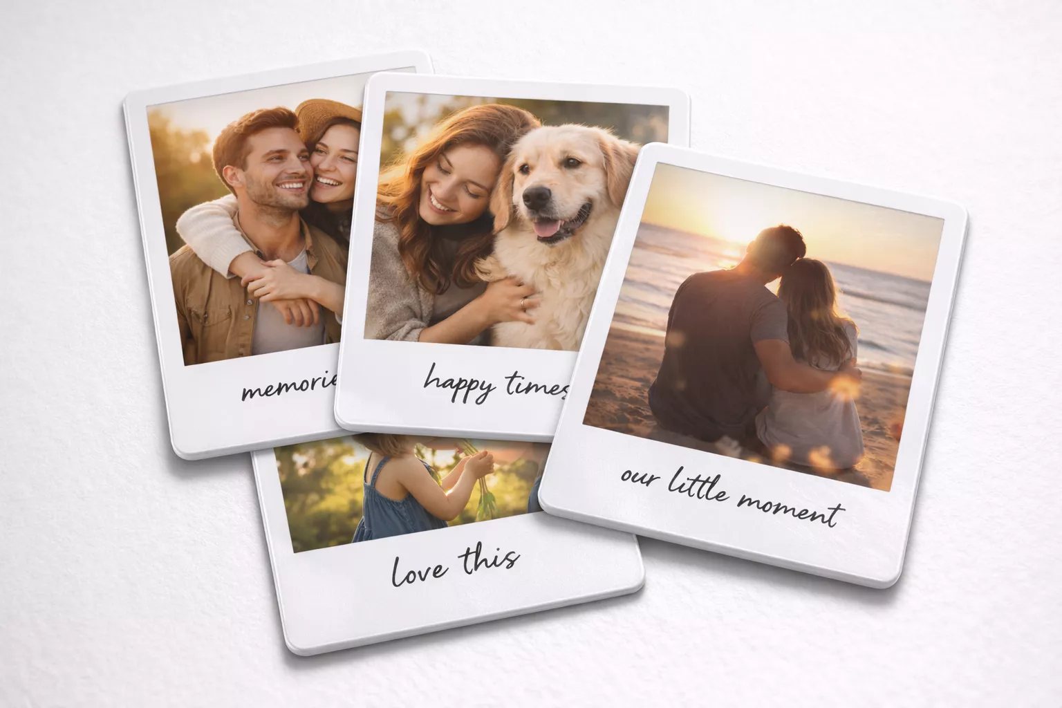 Custom PVC Polaroid Photo Card | Waterproof Plastic Photo Print | Premium Memory Card - Image 2