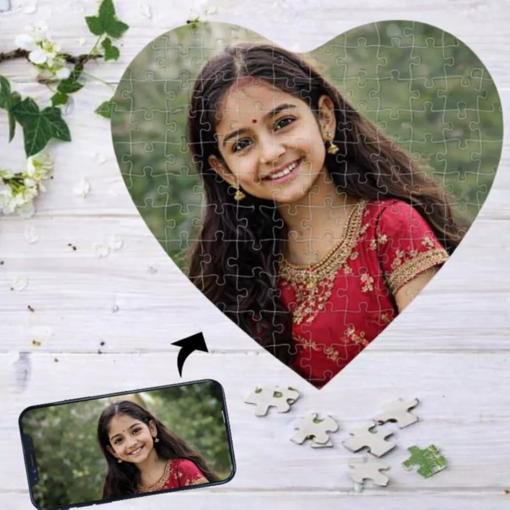 Customized Heart Shape Puzzle with Photo – Romantic Photo Gift - Image 3