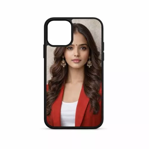 Premium Phone Back Cover with Aluminum Plate | Shockproof TPU Bumper | Custom Printable Hard Back Case - Image 2