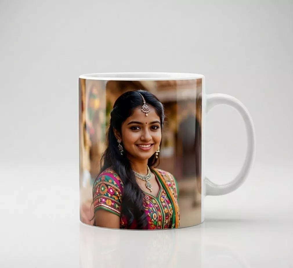 Personalized photo mug