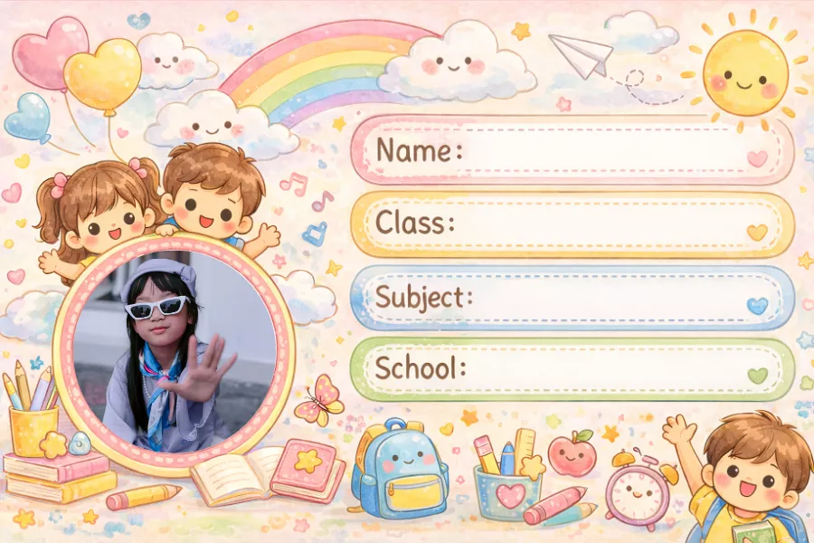 Kids Personalised School Name Labels - Image 5