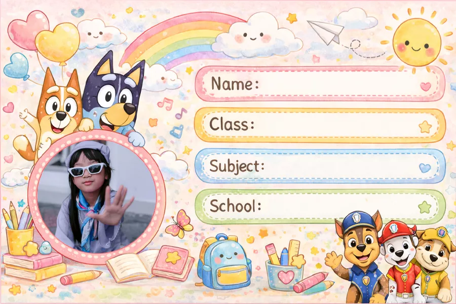 Kids Personalised School Name Labels - Image 7