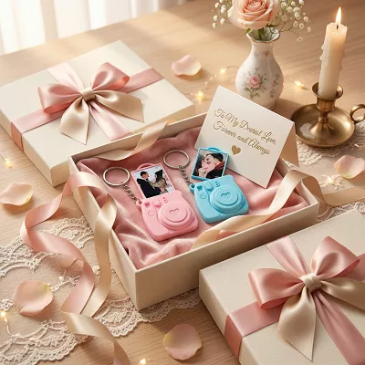 Custom Camera Photo Keychain - Image 2