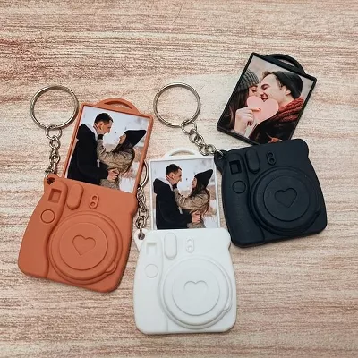 Custom Camera Photo Keychain - Image 3