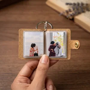 Customized photo keychain